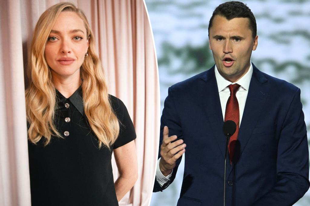 Amanda Seyfried defends Charlie Kirk criticism following backlash Amanda Seyfried defends Charlie Kirk criticism following backlash
