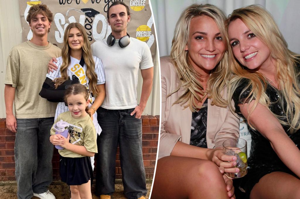 Britney Spears’ sons reunite with Jamie Lynn Spears’ daughters in rare photo Britney Spears' sons reunite with Jamie Lynn Spears’ daughters in rare photo