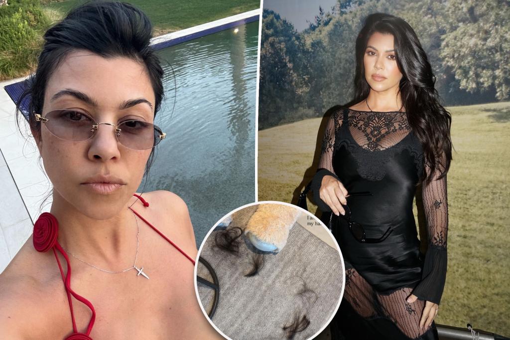 Kourtney Kardashian impulsively cuts her hair amid COVID battle Kourtney Kardashian impulsively cuts her hair amid COVID battle