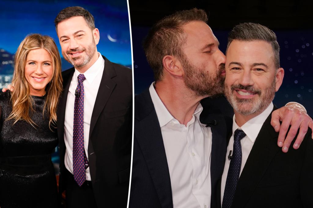 Jennifer Aniston and Ben Affleck join 400 celebs to condemn Jimmy Kimmel suspension Jennifer Aniston and Ben Affleck join 400 celebs to condemn Jimmy Kimmel suspension