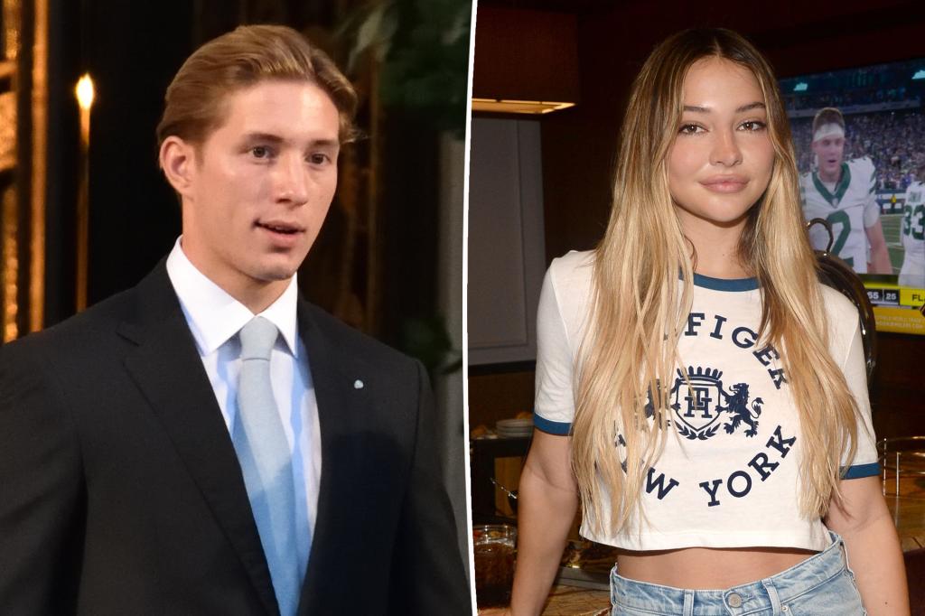 'Outer Banks' actress Madelyn Cline packs on the PDA with Prince Constantine-Alexios of Greece