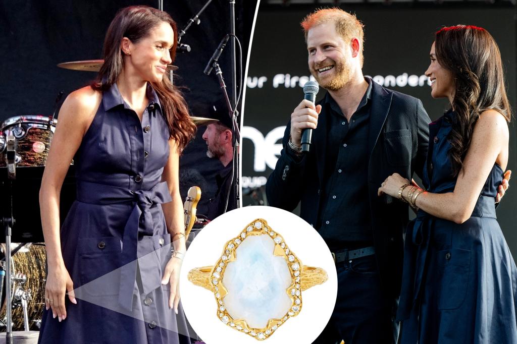 Meghan Markle ‘Queen’ ring sends royal message at charity event Meghan Markle 'Queen' ring sends royal message at charity event