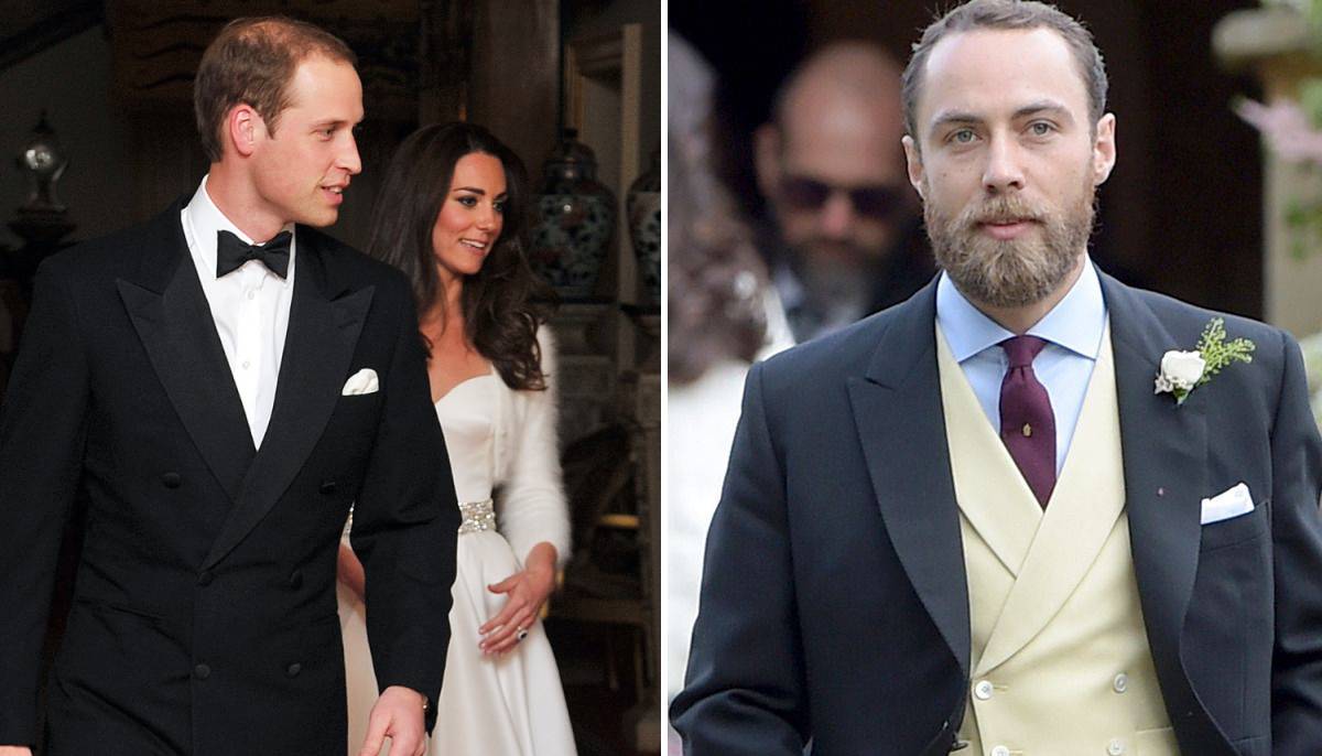 Prine William, Princess Kate, and their kids were among the limited guests at James wedding