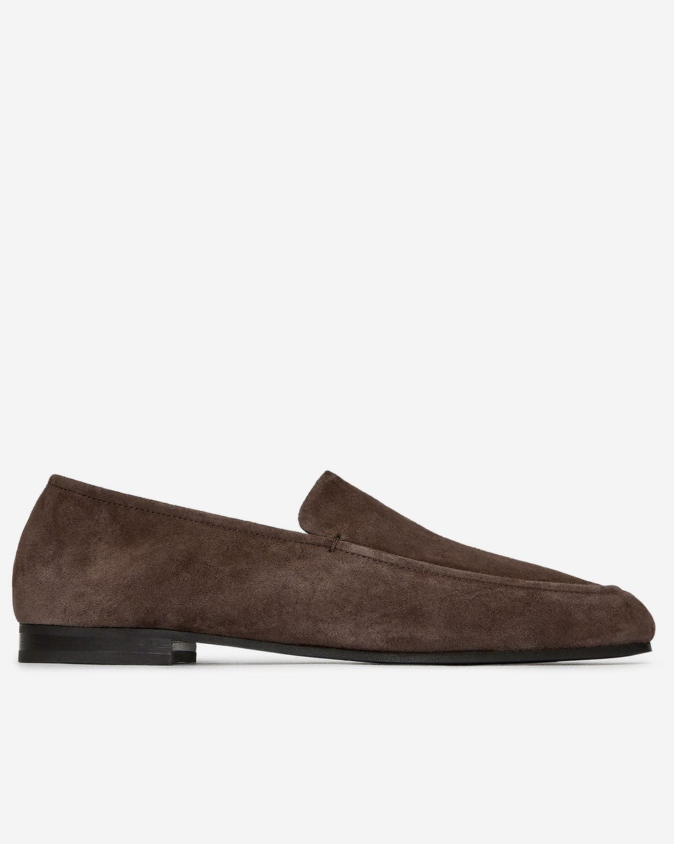 Slim Suede Loafers