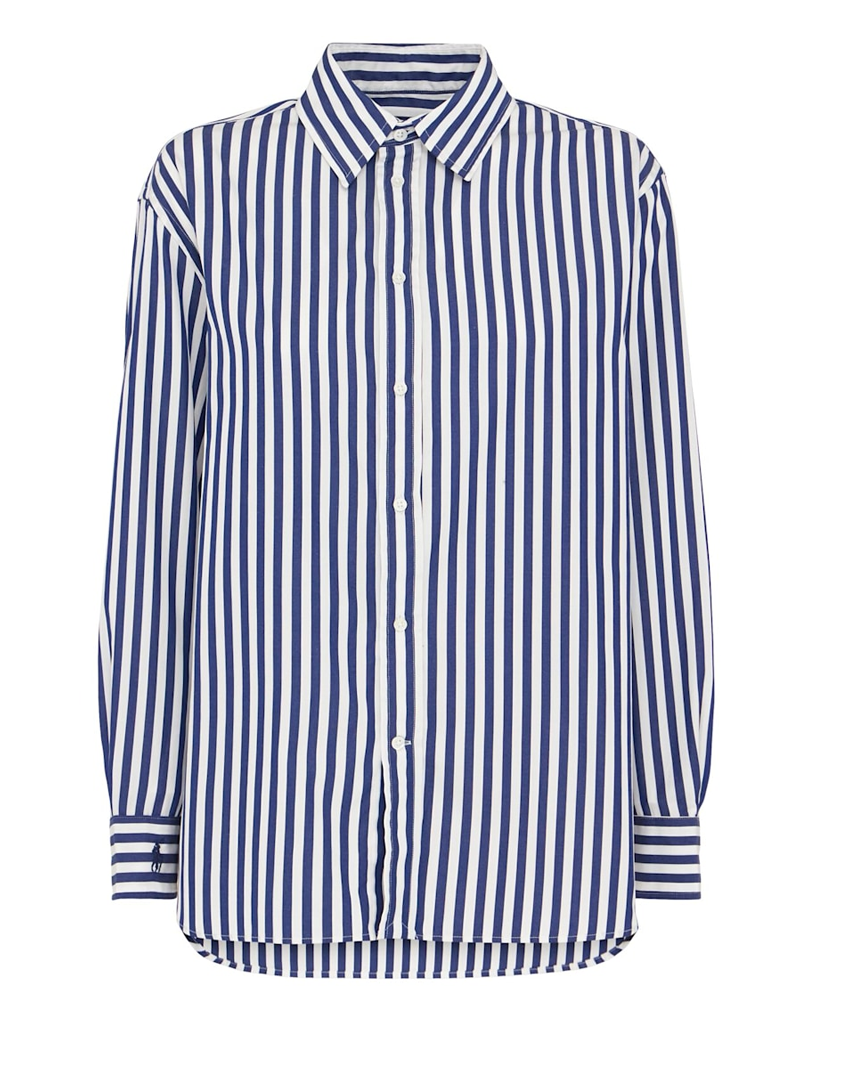 Ralph Lauren oversized striped cotton poplin shirt
