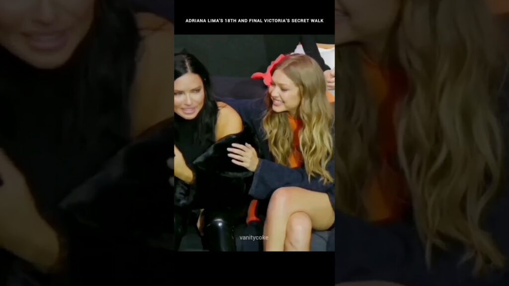 Her farewell walk with Victoria’s Secret ✨ #fashion #runway #supermodel #adrianalima #gigihadid