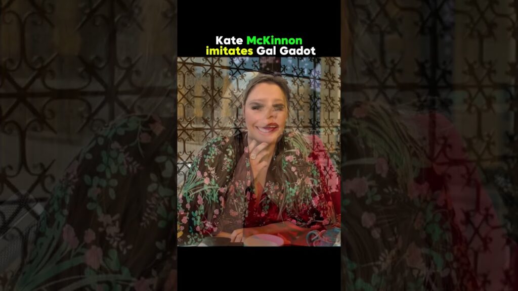 Kate McKinnon imitates Gal Gadot#funny#talkshow#dialogue#interview #fallontonight #comedy Kate McKinnon imitates Gal Gadot#funny#talkshow#dialogue#interview #fallontonight #comedy