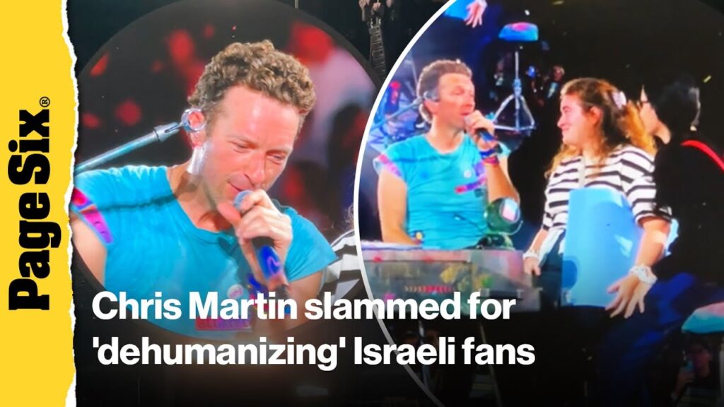 Coldplay's Chris Martin slammed for 'dehumanizing' Israeli fans during London concert