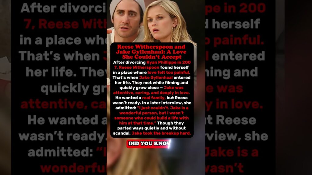 Did You Know Reese Broke Jake’s Heart? Did You Know Reese Broke Jake's Heart?