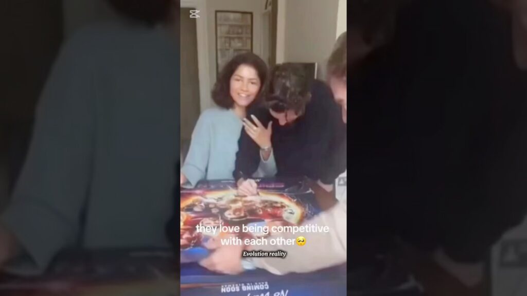 They love being competitive with each other 🥺#zendaya #tomholland #tomdaya #shorts