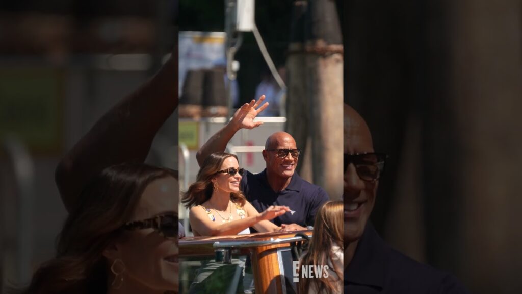 Emily Blunt and Dwayne Johnson just cruised in to the Venice International Film Festival.
