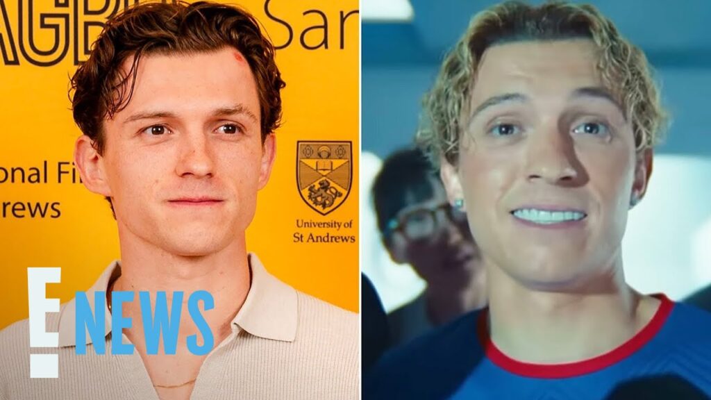 Tom Holland Looks Unrecognizable With Blonde Curly Hair Transformation | E! News Tom Holland Looks Unrecognizable With Blonde Curly Hair Transformation | E! News
