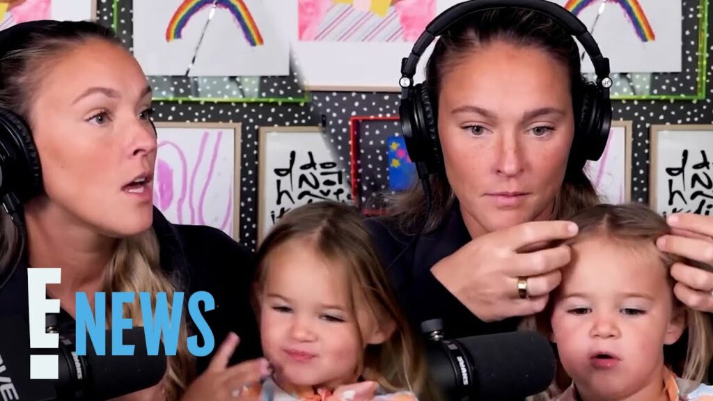 Kylie Kelce's Daughters Interrupt Mom in Surprise Podcast Appearance | E! News
