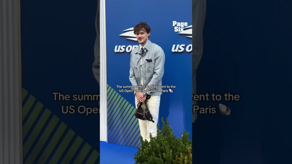 "The Summer I Turned Pretty" star Chris Briney has arrived to the 2025 US Open 🎾🐚 #shorts