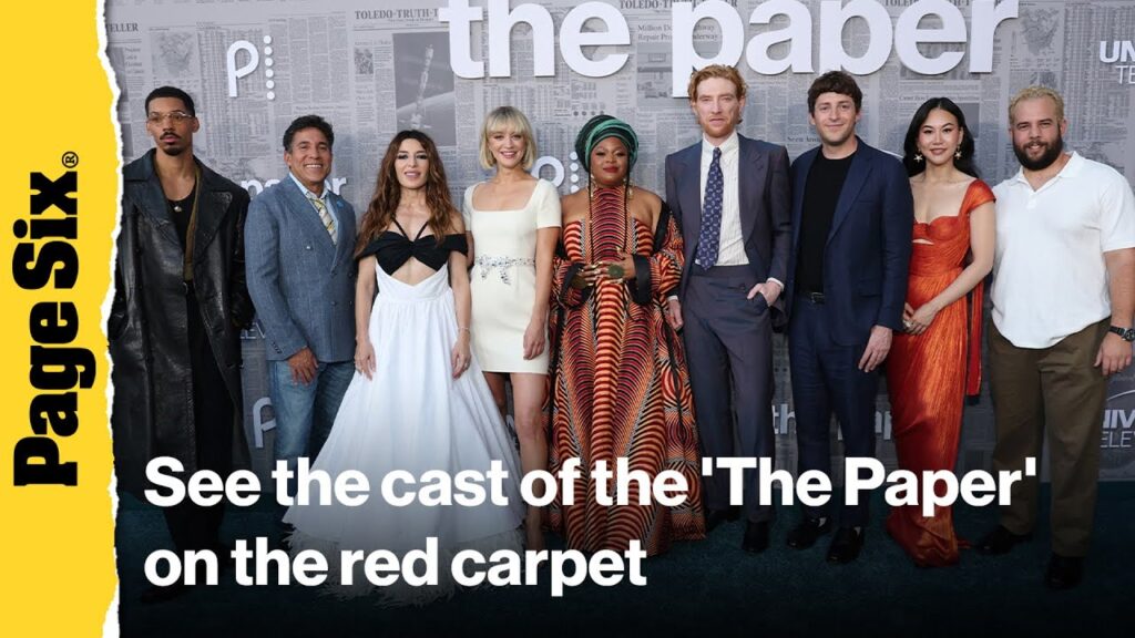 See the cast of the ‘The Paper’ on the red carpet: Domhall Gleeson, Oscar Nunez, and more! See the cast of the 'The Paper' on the red carpet: Domhall Gleeson, Oscar Nunez, and more!