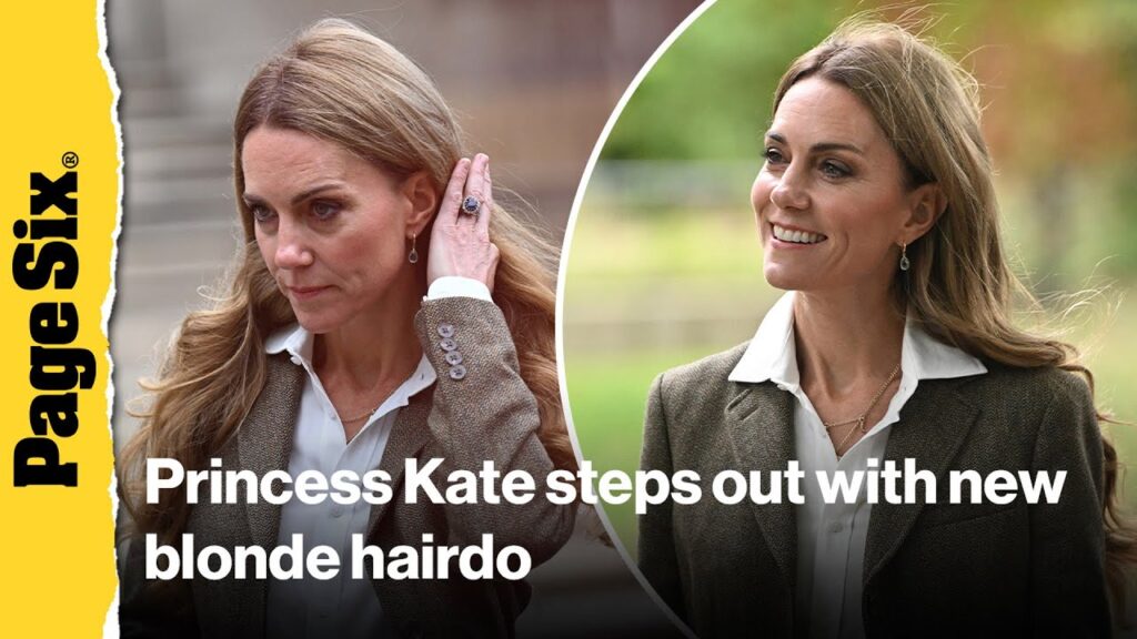 Kate Middleton debuts stunning blond hair in joint appearance with Prince William Kate Middleton debuts stunning blond hair in joint appearance with Prince William