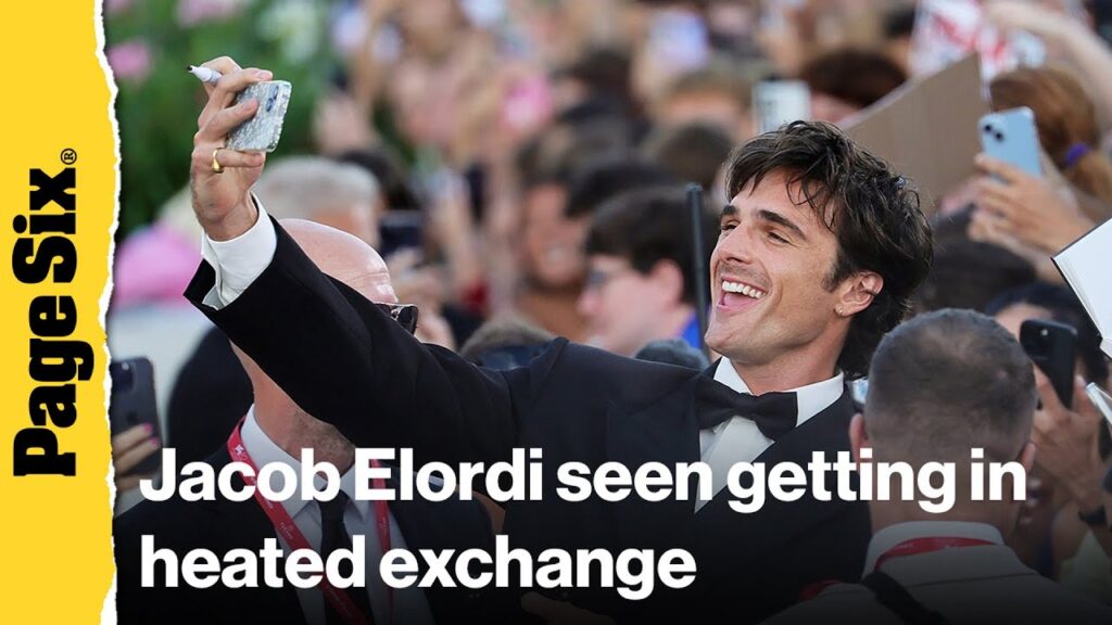 Jacob Elordi seen getting in heated exchange with Venice Film Festival official Jacob Elordi seen getting in heated exchange with Venice Film Festival official