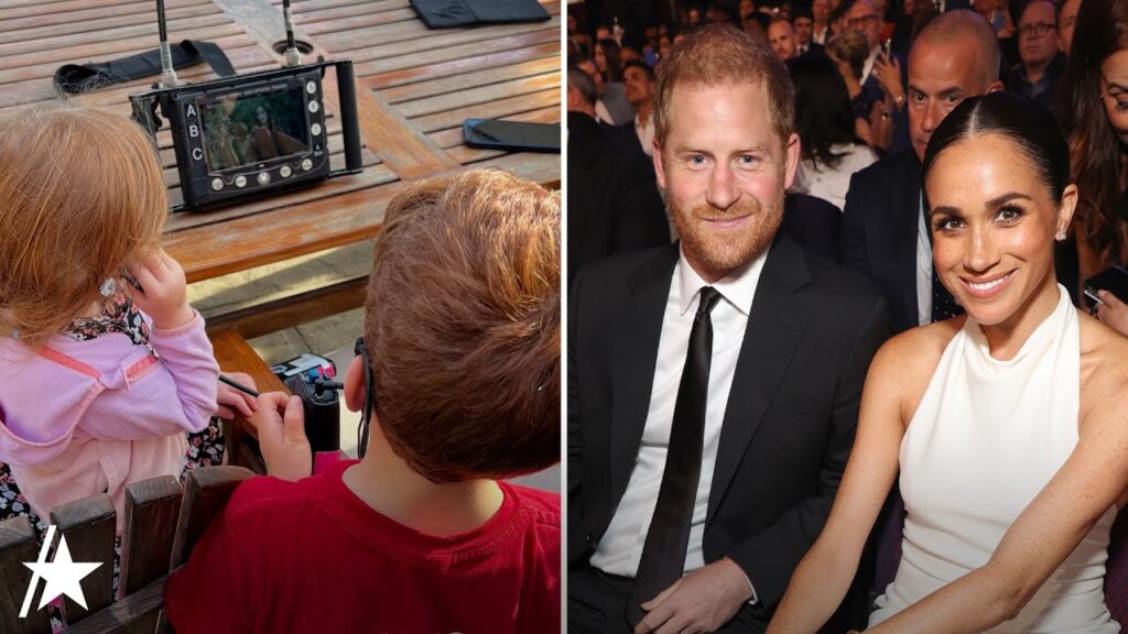 Meghan Markle & Prince Harry's Kids Archie & Lilibet Spotted In RARE Photos