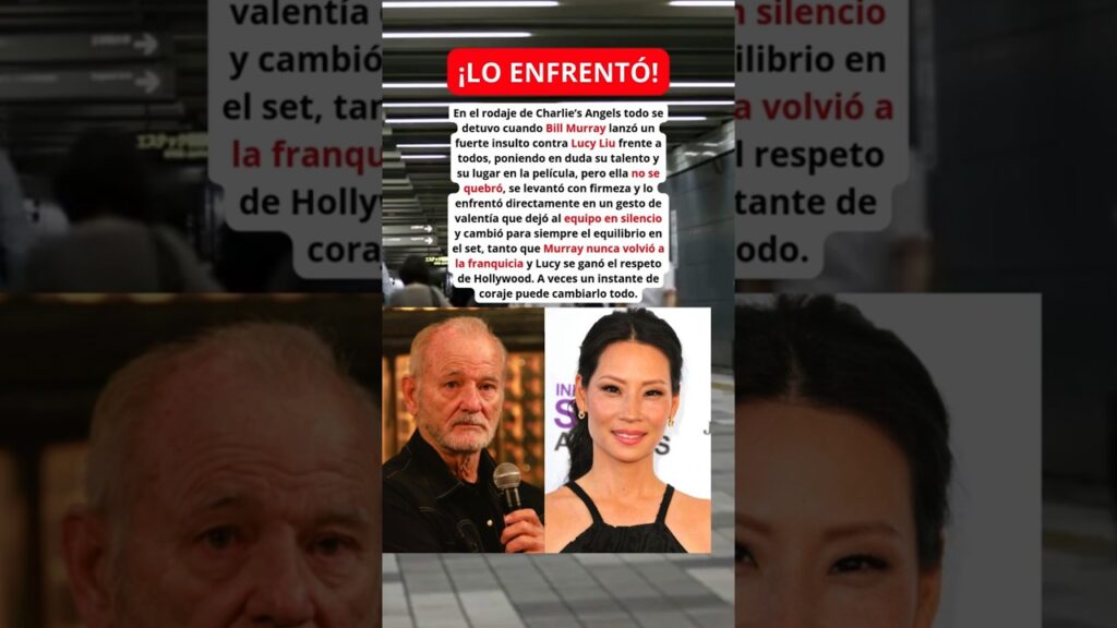 Lucy Liu se enfrentó a Bill Murray en pleno rodaje