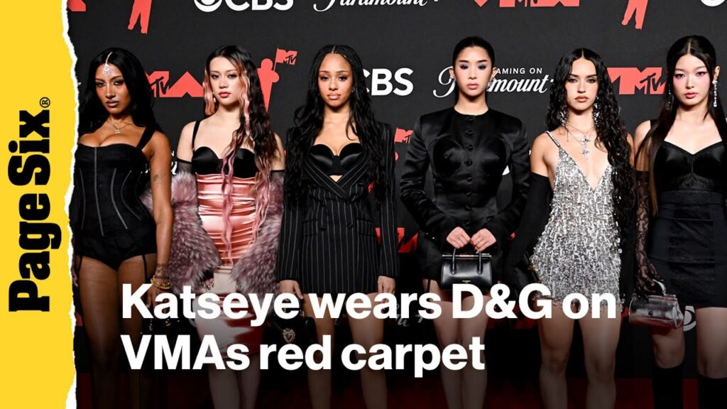 Katseye trades Gap denim for Dolce & Gabbana on VMAs red carpet Katseye trades Gap denim for Dolce & Gabbana on VMAs red carpet