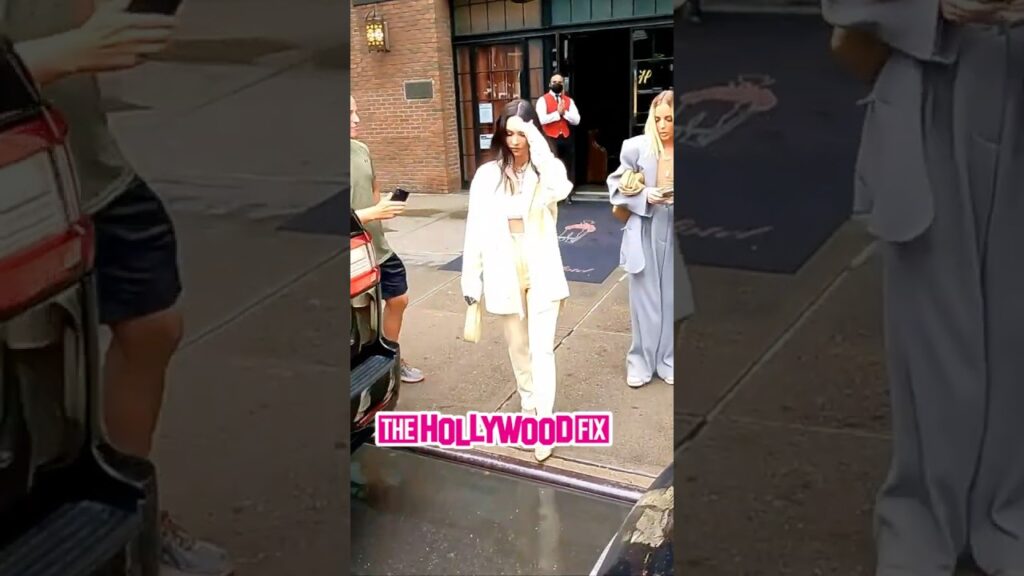 Megan Fox Stops To Take A Selfie With A Fan While Leaving Her Hotel In New York, NY