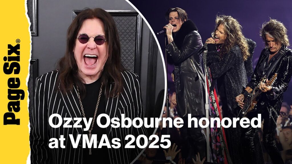 Ozzy Osbourne honored at VMAs 2025 with powerful rock tribute featuring Aerosmith and Yungblud Ozzy Osbourne honored at VMAs 2025 with powerful rock tribute featuring Aerosmith and Yungblud
