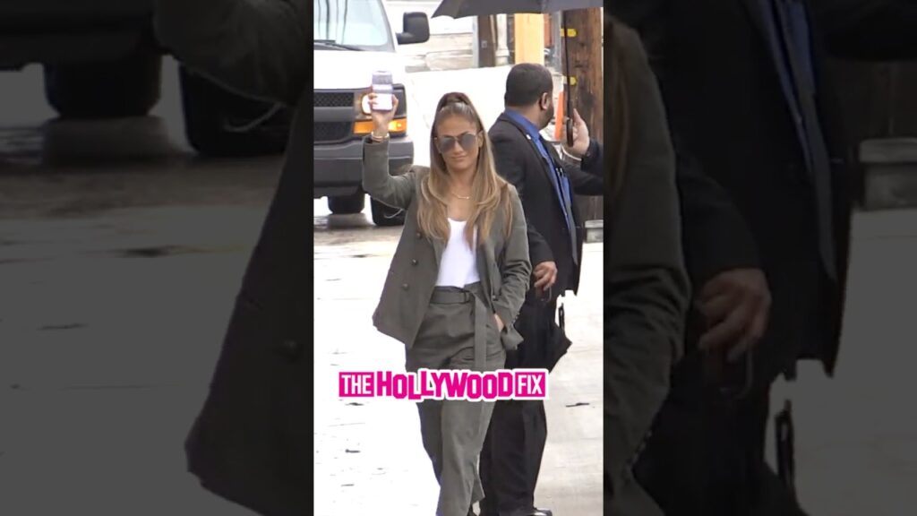 Jennifer Lopez Looks Better Than Ever While Arriving At Jimmy Kimmel Live! In Hollywood, CA Jennifer Lopez Looks Better Than Ever While Arriving At Jimmy Kimmel Live! In Hollywood, CA