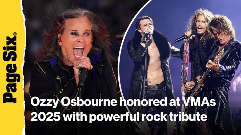 Ozzy Osbourne honored at VMAs 2025 with powerful rock tribute featuring Aerosmith and Yungblud Ozzy Osbourne honored at VMAs 2025 with powerful rock tribute featuring Aerosmith and Yungblud
