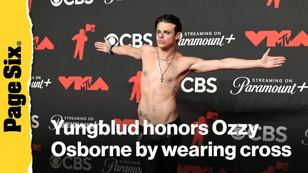 Yungblud honors Ozzy Osborne by wearing his cross necklace on 2025 VMAs red carpet Yungblud honors Ozzy Osborne by wearing his cross necklace on 2025 VMAs red carpet