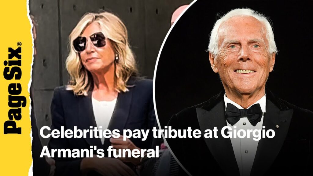 Celebrities pay tribute at Giorgio Armani’s funeral Celebrities pay tribute at Giorgio Armani's funeral