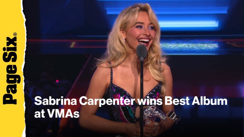 Sabrina Carpenter jokes about having ’29’ other albums when accepting 2025 VMA for Best Album Sabrina Carpenter jokes about having '29' other albums when accepting 2025 VMA for Best Album