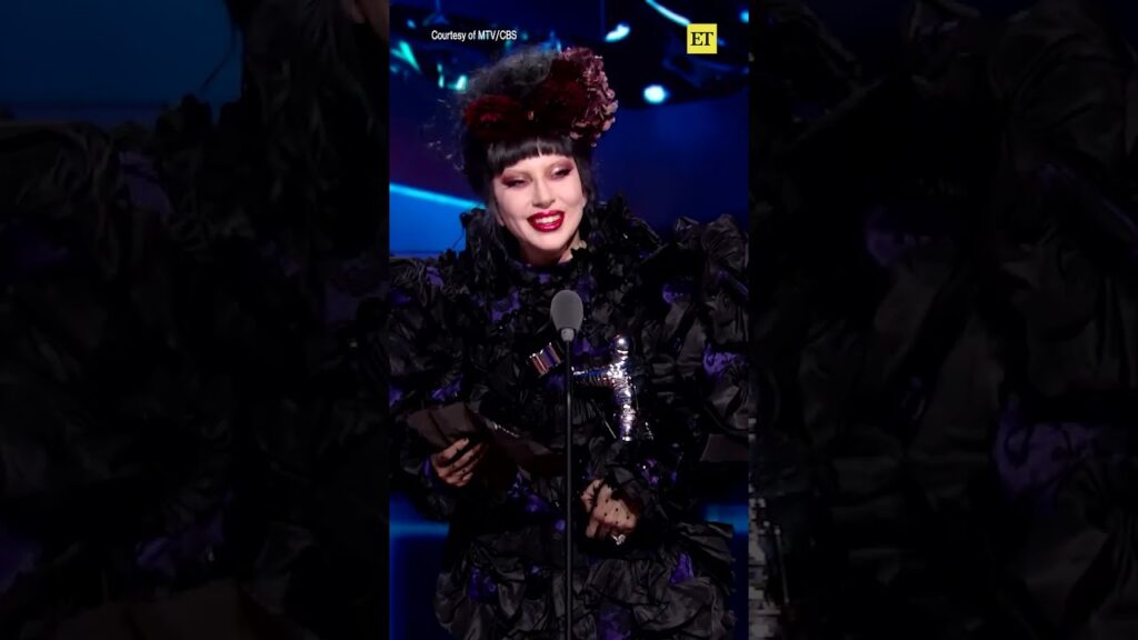 #arianagrande couldn’t help but tear up during #ladygaga’s winning speech at the #vmas 🥹 #arianagrande couldn't help but tear up during #ladygaga's winning speech at the #vmas 🥹