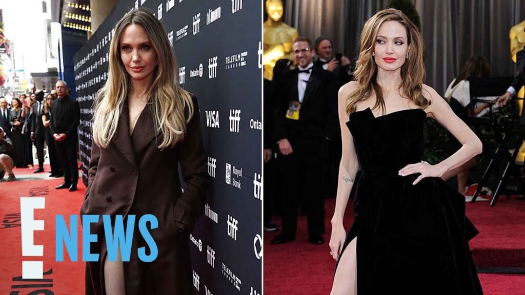 Angelina Jolie Recreates Leg-Baring Oscars Pose 13 Years Later | E! News