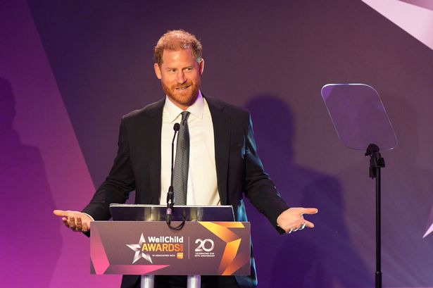 The Duke of Sussex speaks at the annual WellChild Awards 2025, which celebrates the achievements and resilience of seriously ill youngsters and their families, at the Royal Lancaster Hotel in London.