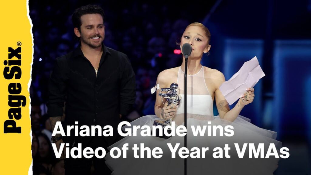 Ariana Grande wins Video of the Year award at VMAs 2025 Ariana Grande wins Video of the Year award at VMAs 2025