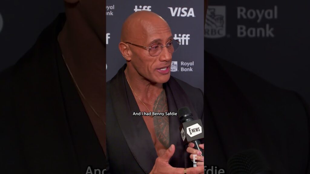 Dwayne Johnson is rocking with the buzz around “The Smashing Machine.” #TIFF Dwayne Johnson is rocking with the buzz around "The Smashing Machine." #TIFF