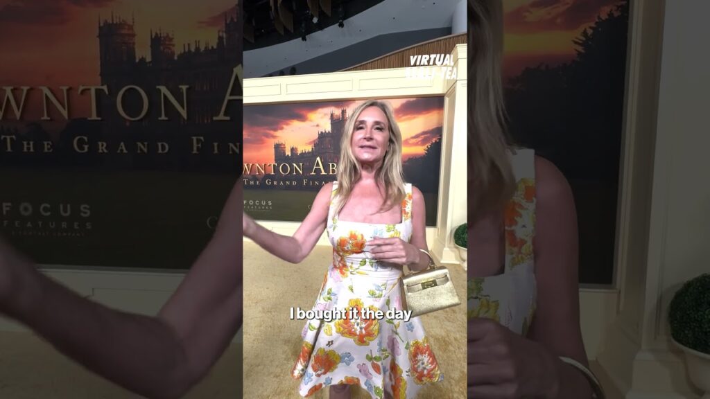 Sonja Morgan on all things Colonics & Cabo at Downton Abbey premiere | Virtual Reali-Tea #shorts