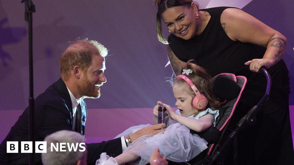 'I cried so much Prince Harry gave me a hug,' Stoke-on-Trent mum says
