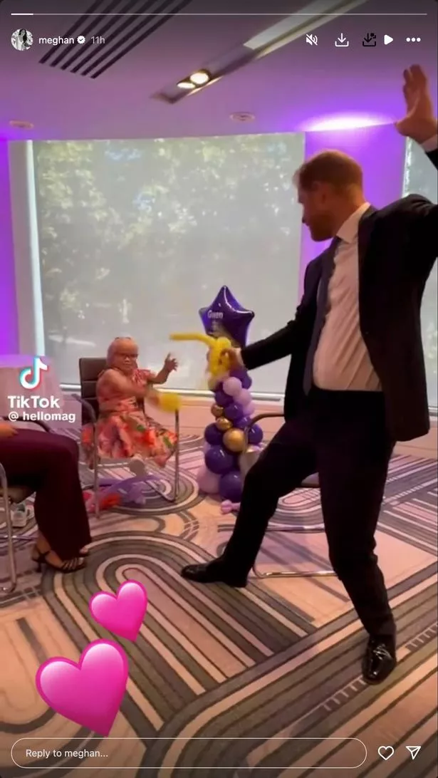 Prince Harry having a balloon sword fight at the 20205 WellChild Awards