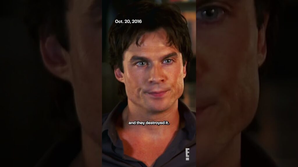 Throwback to this Ian Somerhalder interview, in honor of "Vampire Diaries" premiering 16 years ago.