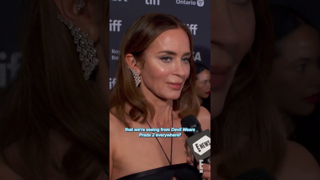 Emily Blunt knows just how excited people are for "The Devil Wears Prada 2."🤣