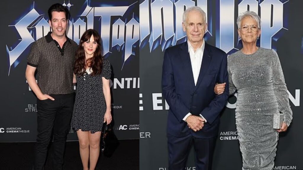 Jamie Lee Curtis & Zooey Deschanel at Spinal Tap 2 Premiere