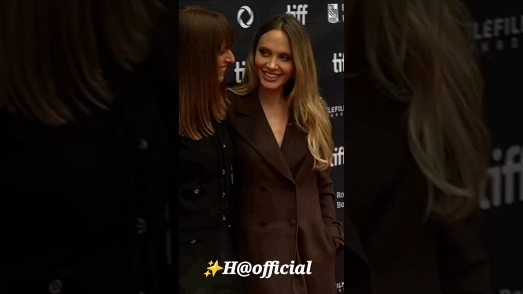 Angelina Jolie,At Tiff50 Red Carpet Film Festival,Couture Premiere 💘#tiff50 #couture  #AngelinaJolie