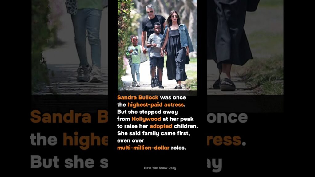 WHY SANDRA BULLOCK WALKED AWAY FROM HOLLYWOOD