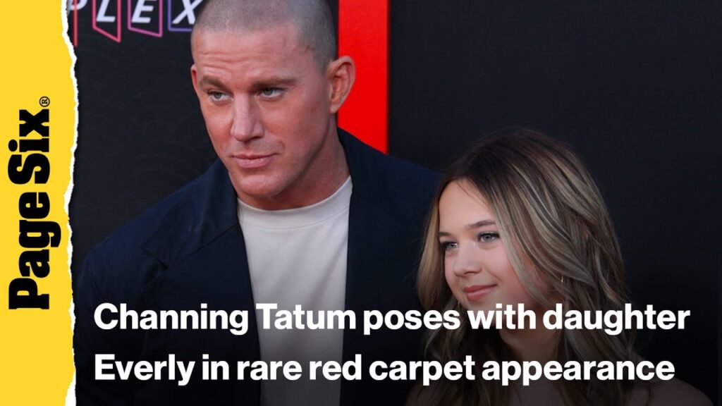 Channing Tatum poses with daughter Everly in rare red carpet appearance Channing Tatum poses with daughter Everly in rare red carpet appearance