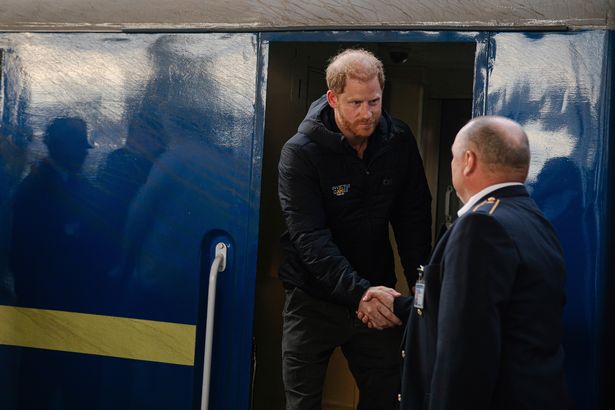 Harry has visited Kyiv in Ukraine today