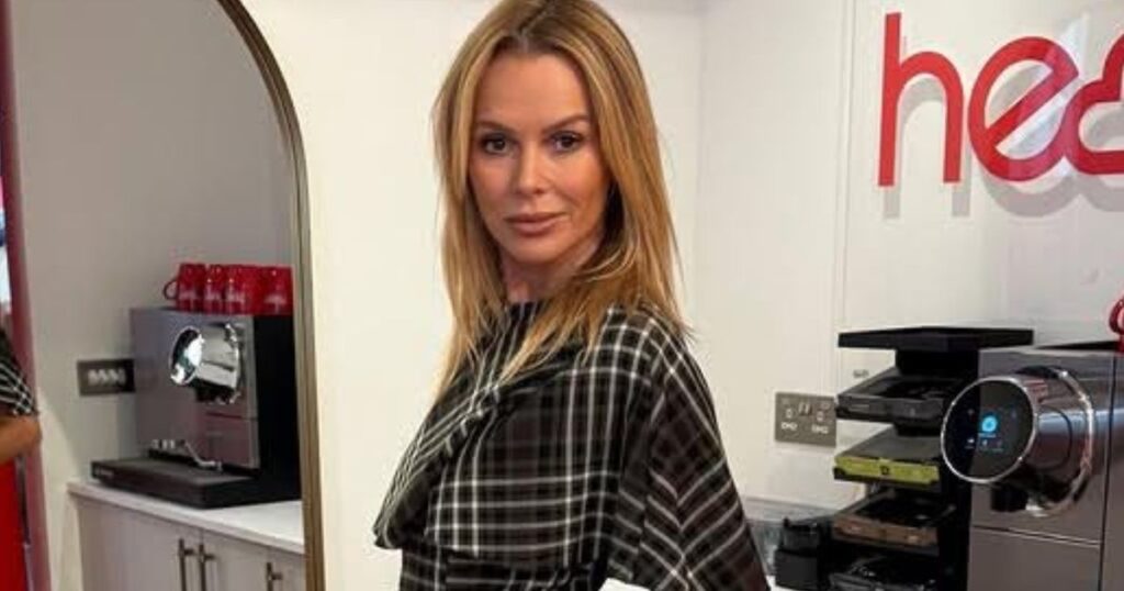 Amanda Holden gives a nod to Kate Middleton in high street checked mini dress Ipso logo