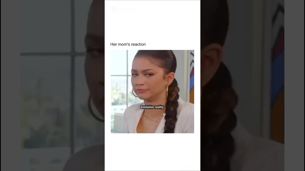 Zendaya’s face and Her mom’s reaction #zendaya #mom #funny #tomdaya #shorts