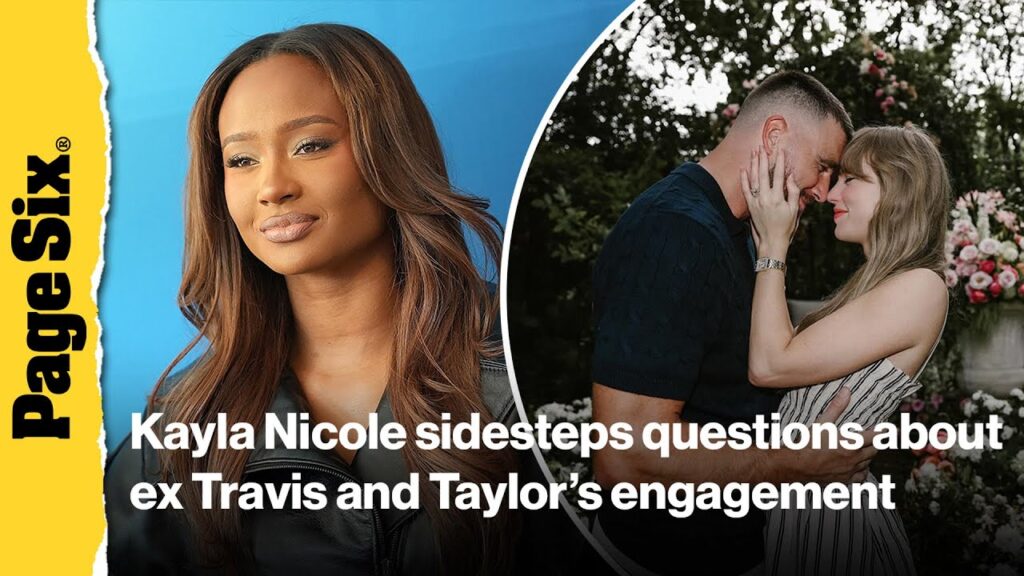 Kayla Nicole sidesteps questions about ex Travis Kelce and Taylor Swift’s engagement on red carpet Kayla Nicole sidesteps questions about ex Travis Kelce and Taylor Swift's engagement on red carpet