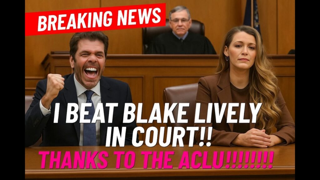 I Beat Blake Lively In Court!!! Thanks To The ACLU!!!!!!!! | Perez Hilton